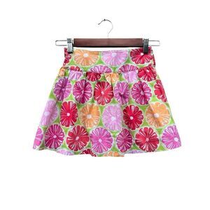 Vintage Lilly Pulitzer 80’s fruit stand skirt size 7 rare preppy coastal boho